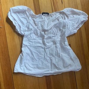Puffy coquette brandy melville top